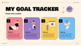 Black Cute Playful Roadmap Presentation