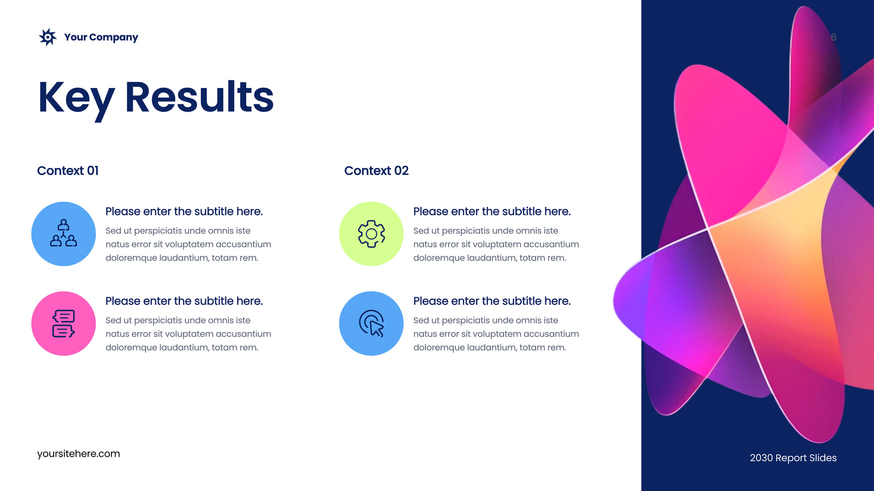 Blue Abstract Advertising Report