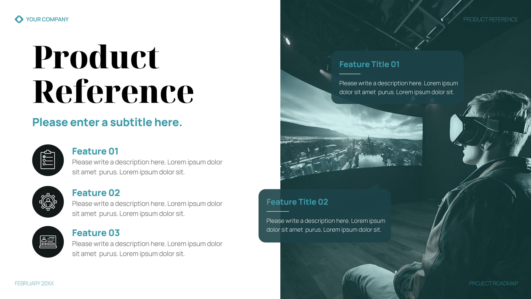 Teal Modern Business Plan Presentation