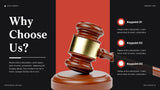Red Elegant Legal Presentation