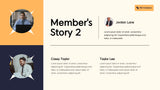 Orange And Cream Abstract Fundraising Proposal Presentation