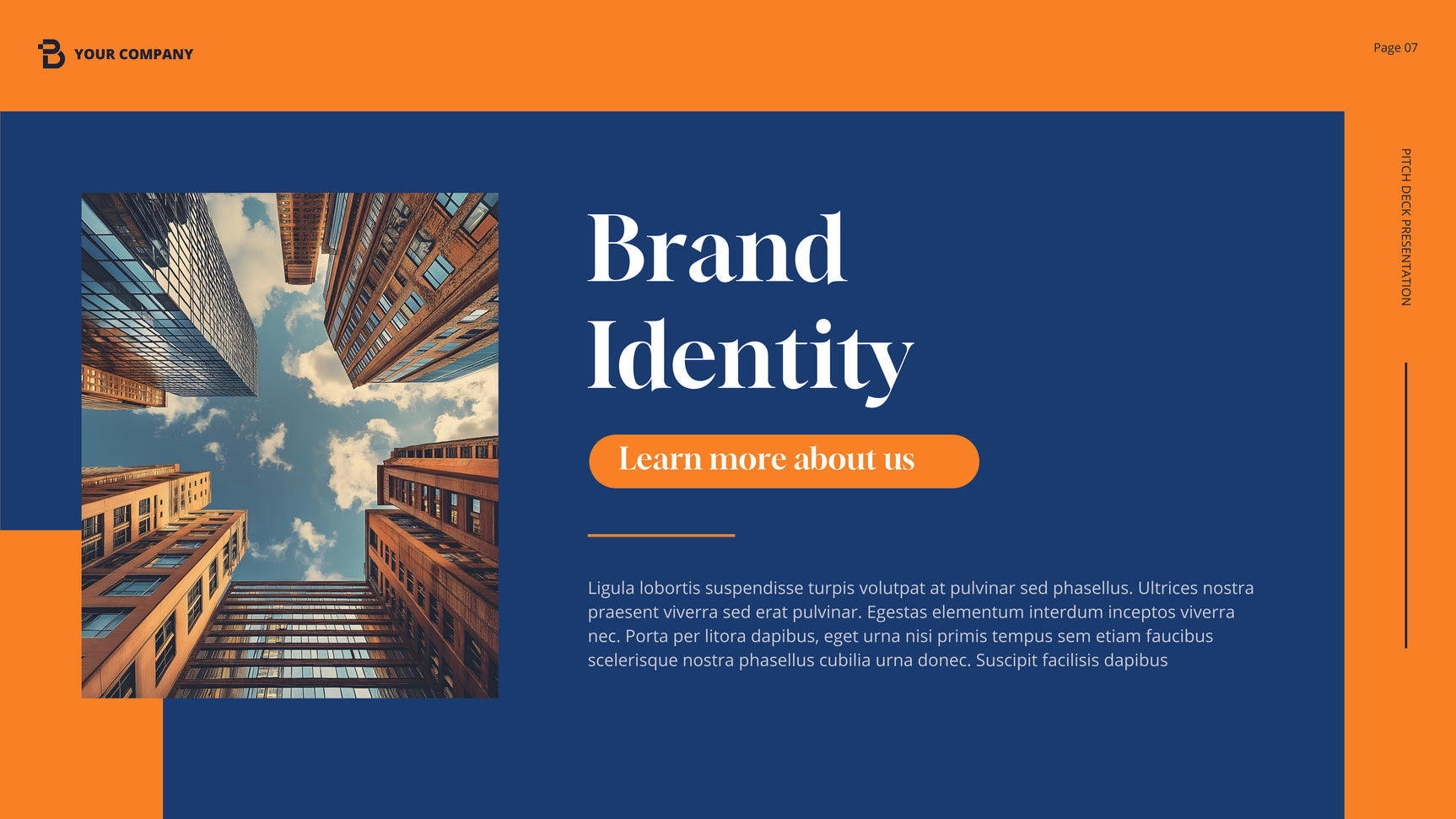 Orange Modern Agency Presentation