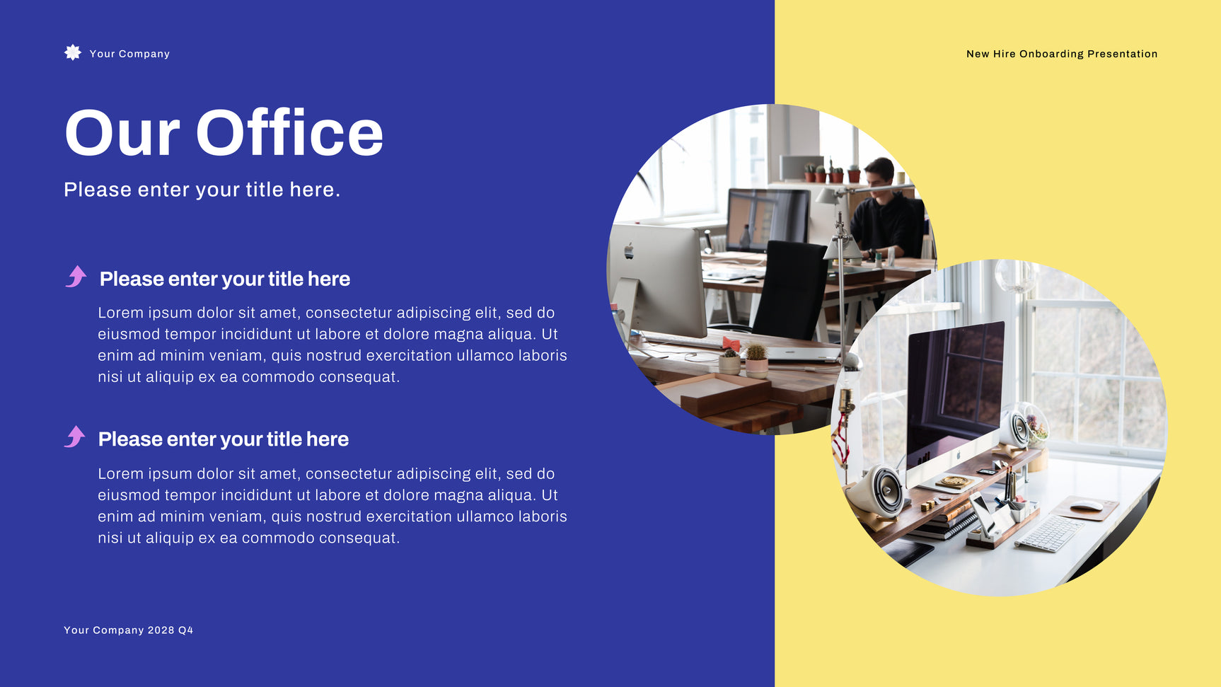 Blue Modern Onboarding Guide Presentation