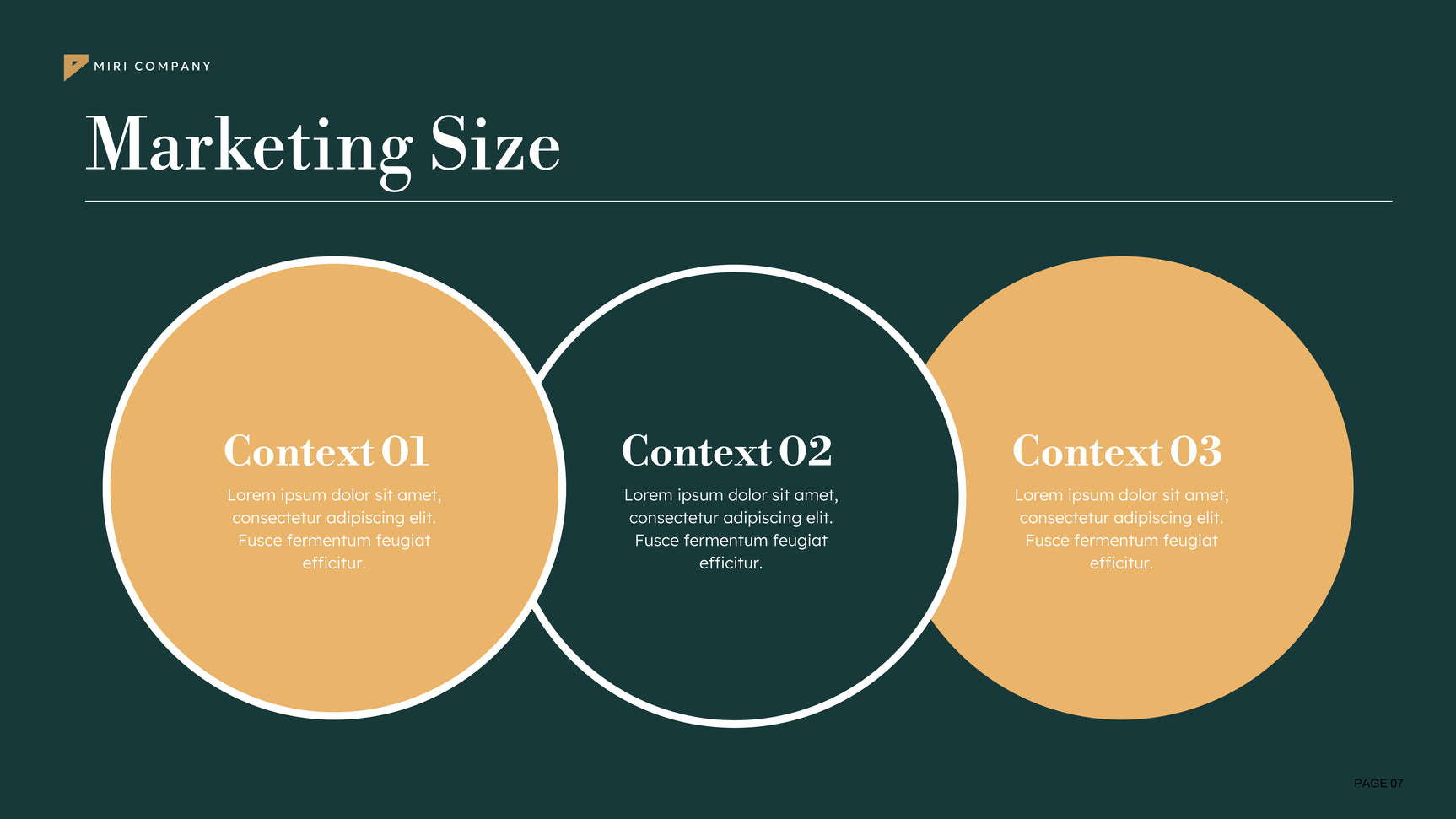Teal Geometric Marketing Plan