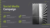 Green Modern Social Media Report