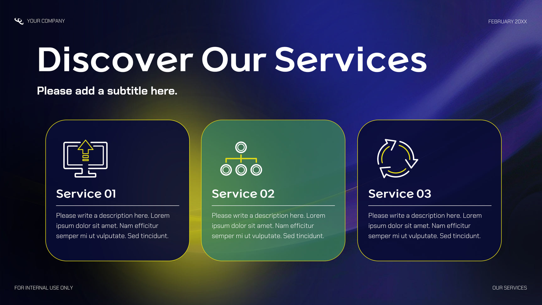 Navy Modern Startup Presentation