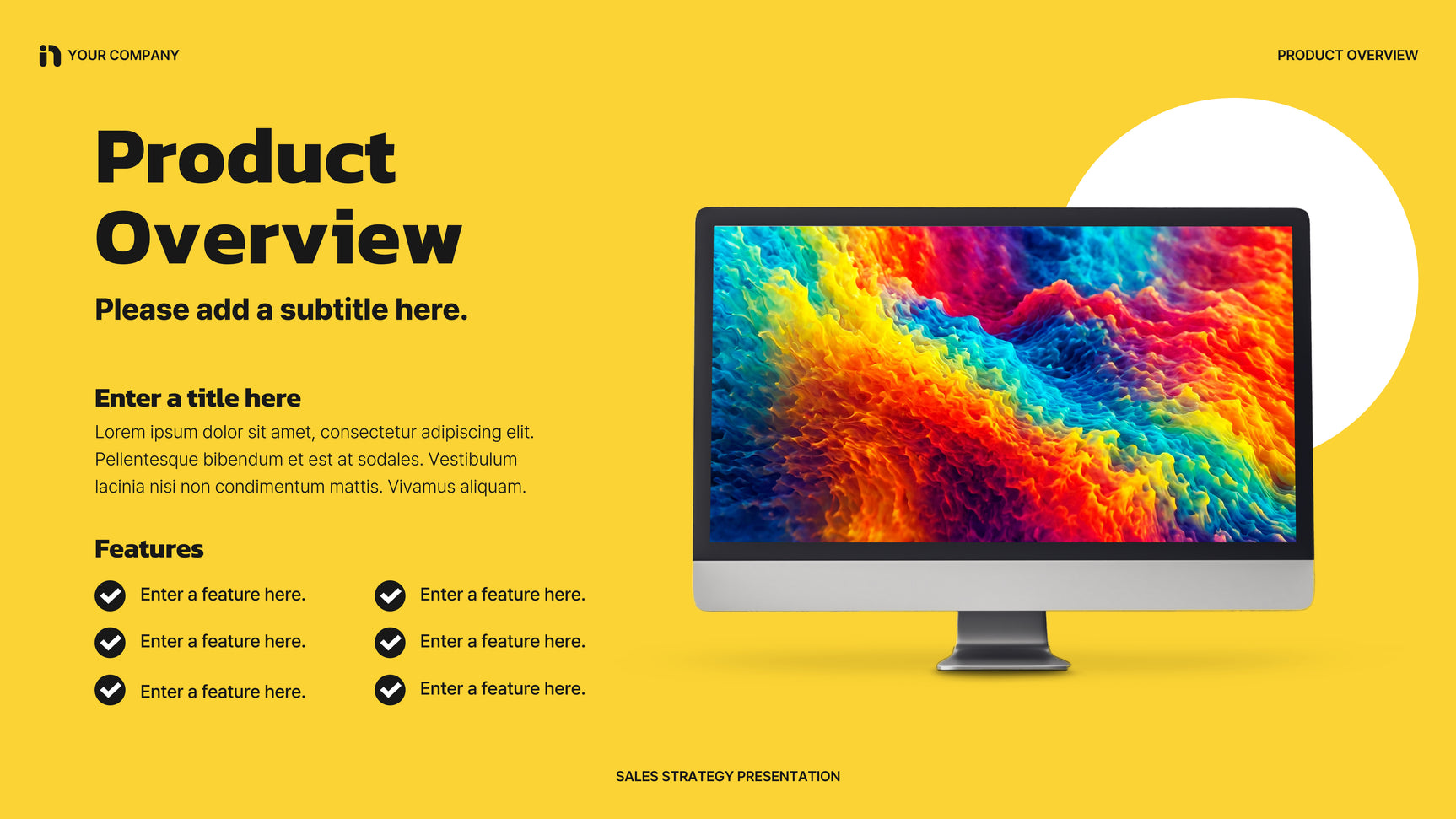 Yellow Modern Sales Presentation
