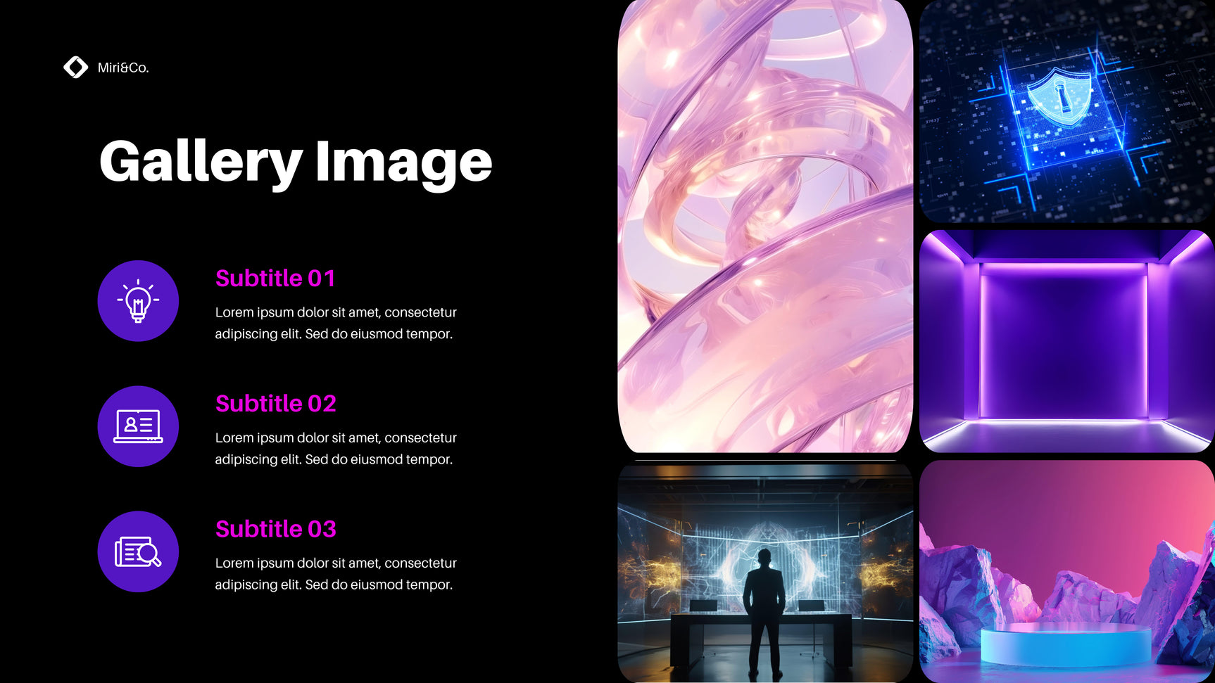 Purple Modern Cybersecurity Promotion
