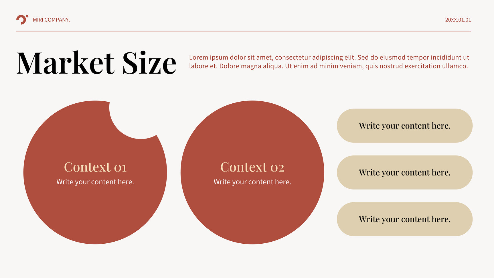Red Abstract Business Plan