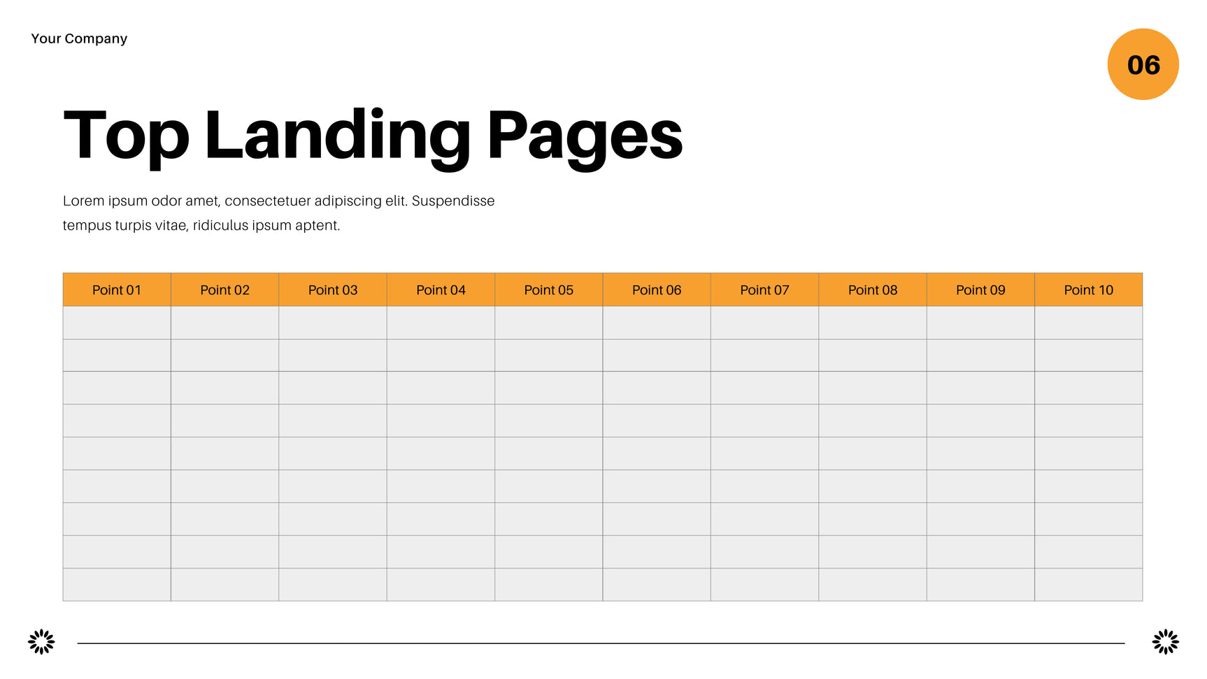 Navy Geometric Marketing Report