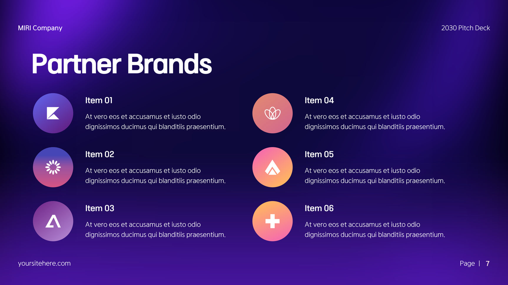 Colorful Modern Media Kit Pitch