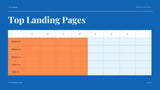Blue Modern Marketing Report