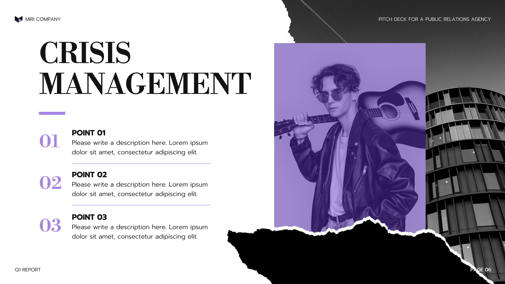 Purple Modern Agency Presentation