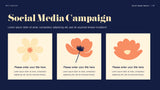 Navy Floral Media Report