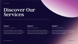 Purple Abstract Startup Pitch