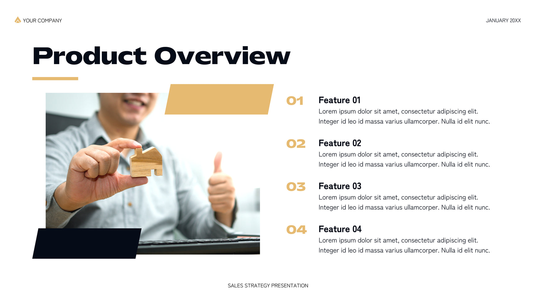 Black Modern Sales Presentation