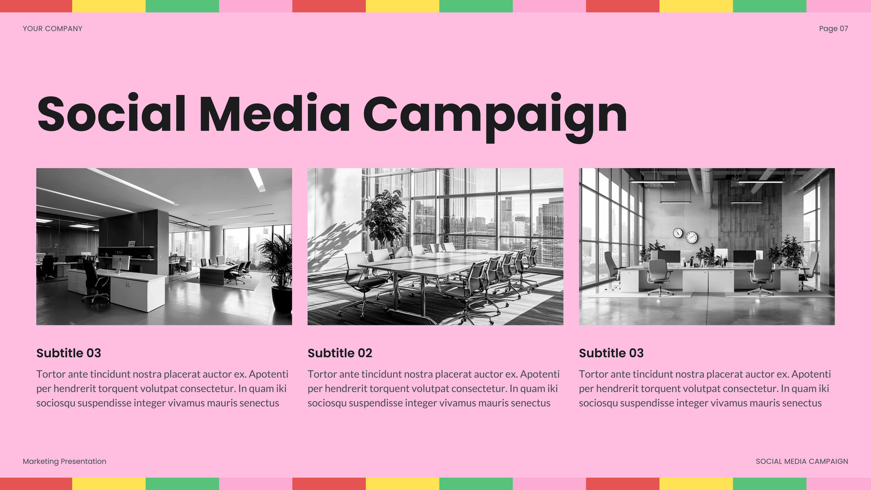 Rainbow Bold Social Media Report