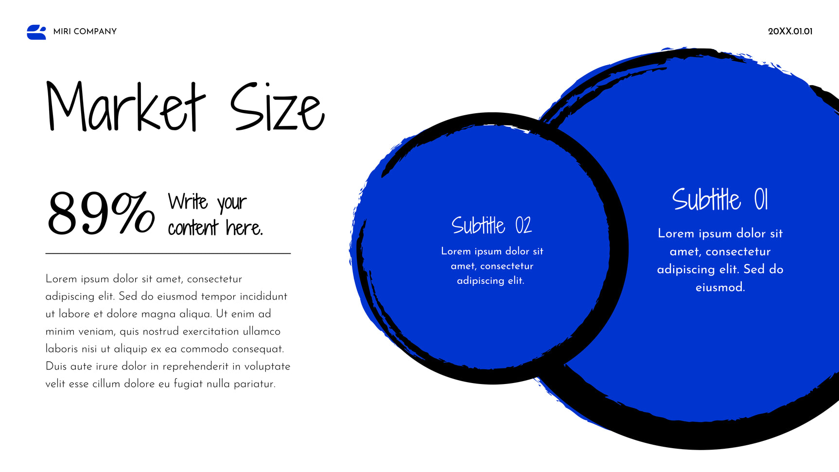 Blue Abstract Strategy Document