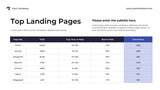 White Modern Marketing Report