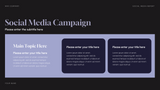 Purple Modern Social Media Report