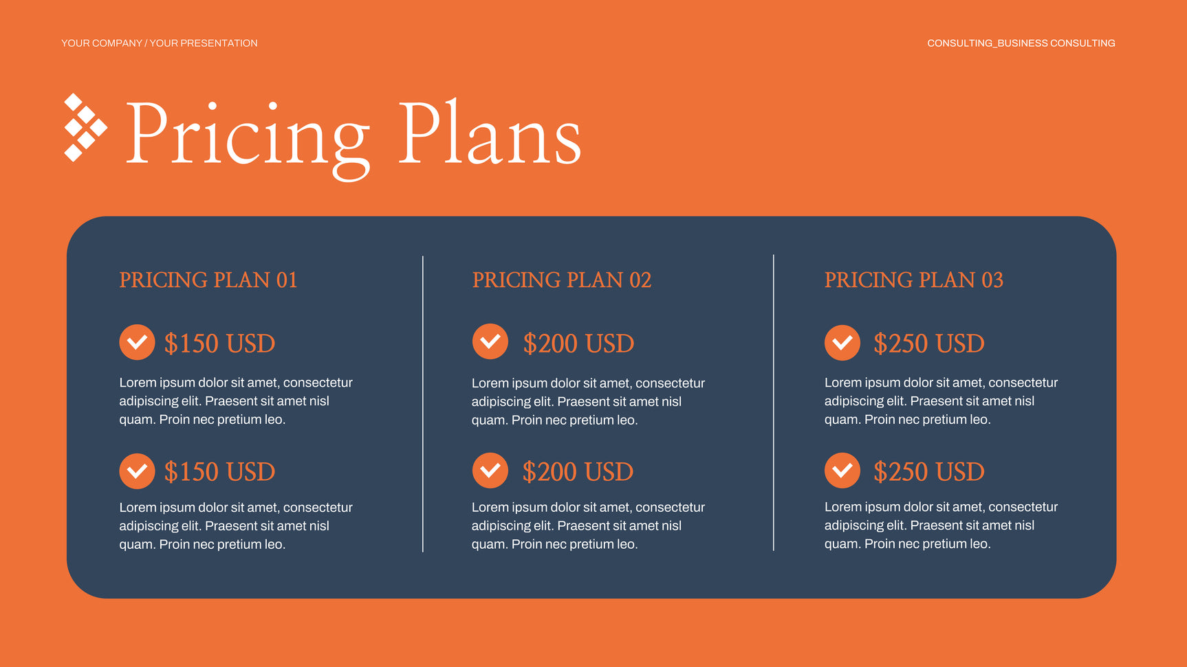 Orange Modern Business Presentation