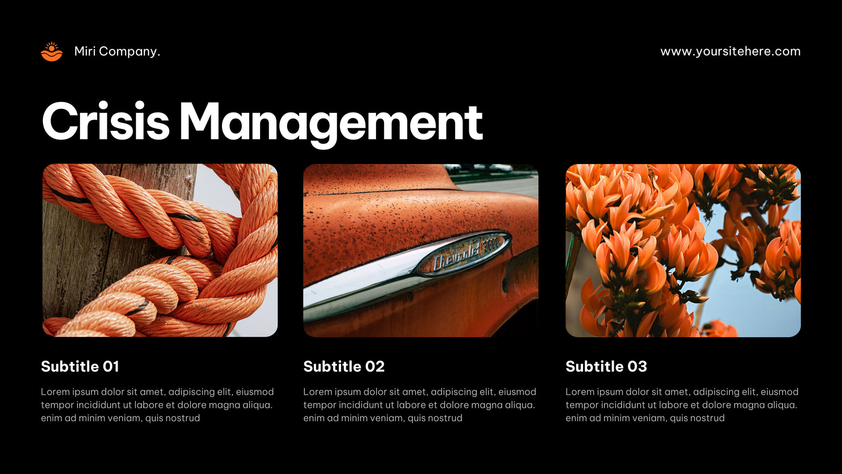 Orange Modern Agency Advertisement