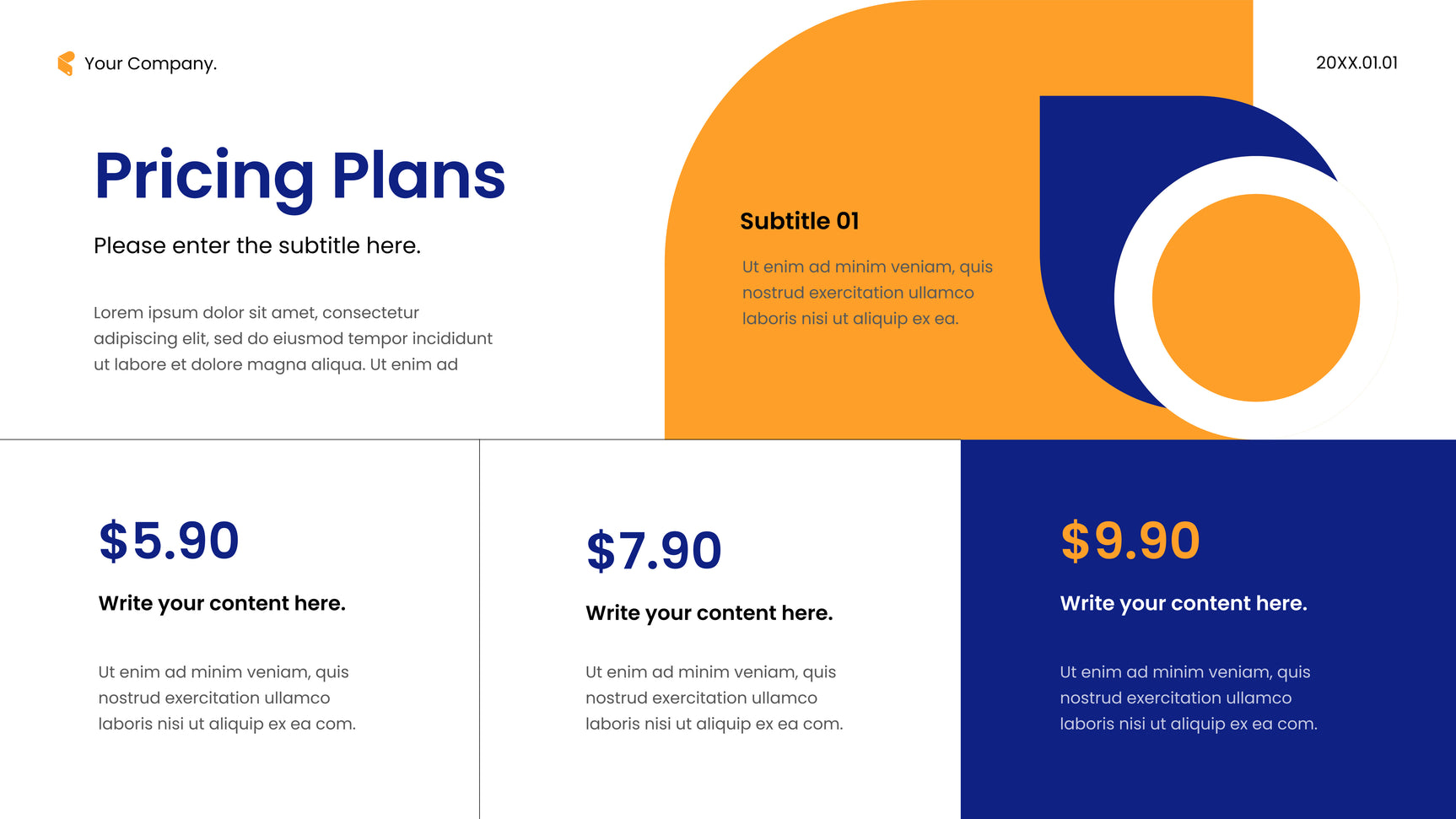 Blue Modern Consulting Presentation