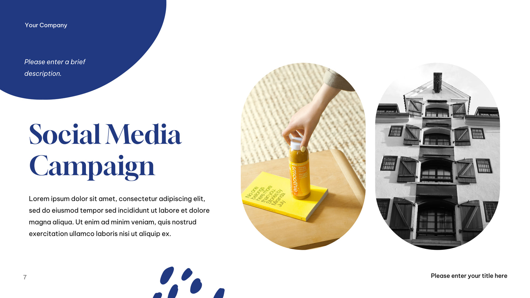 Blue Modern Campaign Presentation