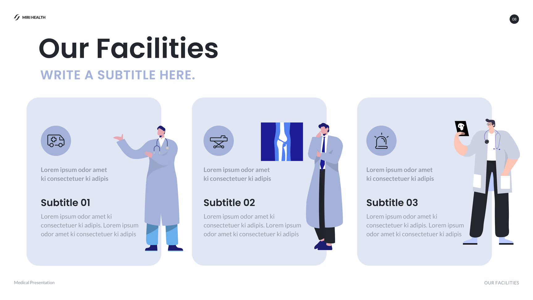 Blue Modern Healthcare Report