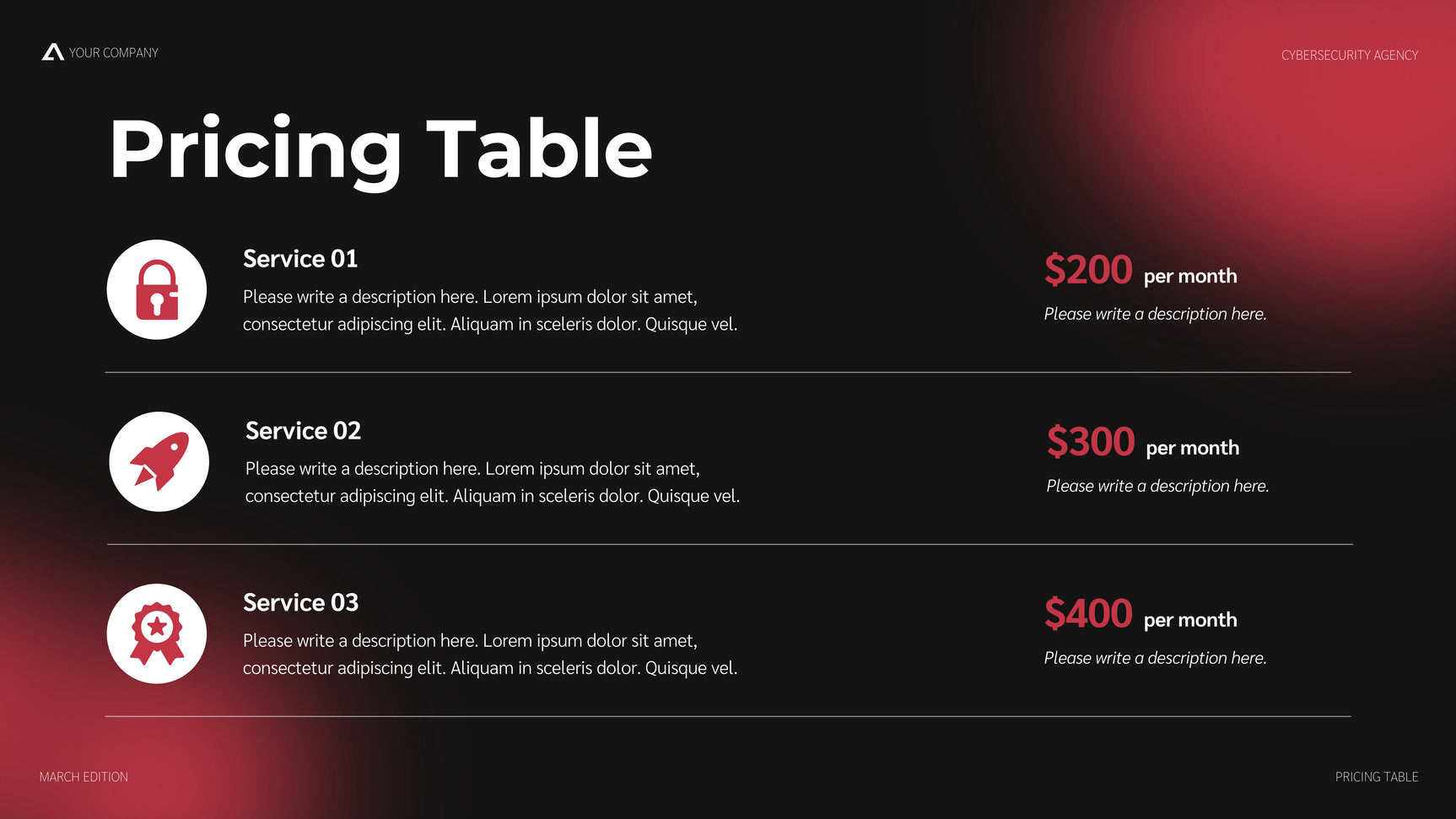 Red Modern Cybersecurity Promotion