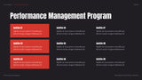 Red Black HR Performance Management Presentation