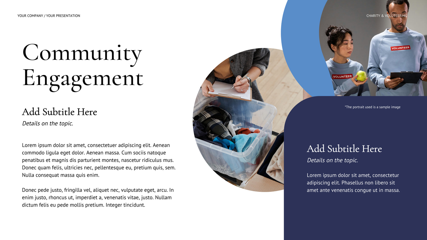 Blue Modern Fundraising Presentation