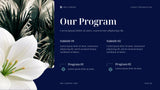 Navy Tropical Nonprofit Organization Presentation