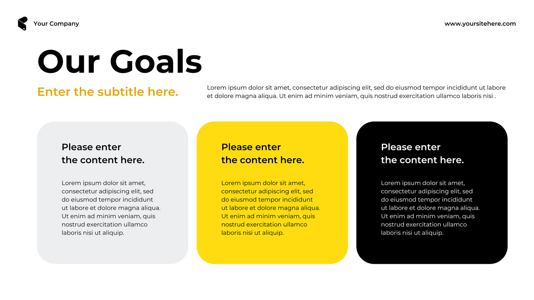Yellow Bold Marketing Proposal