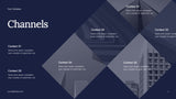 Blue Abstract Marketing Plan
