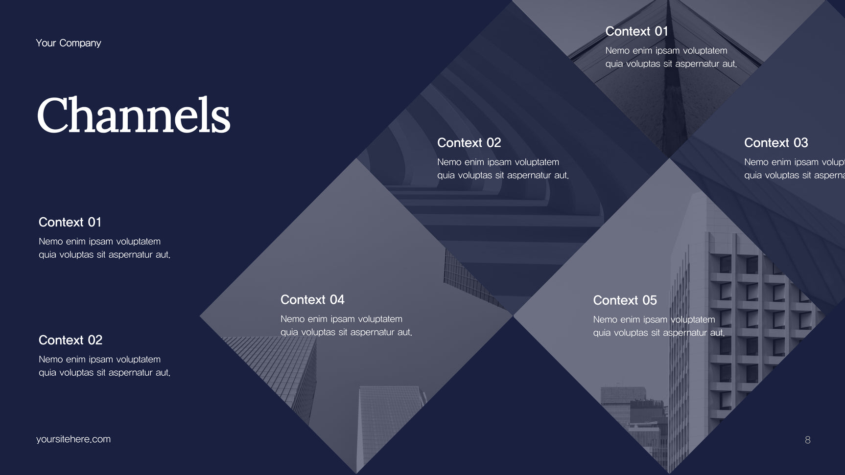 Blue Abstract Marketing Plan