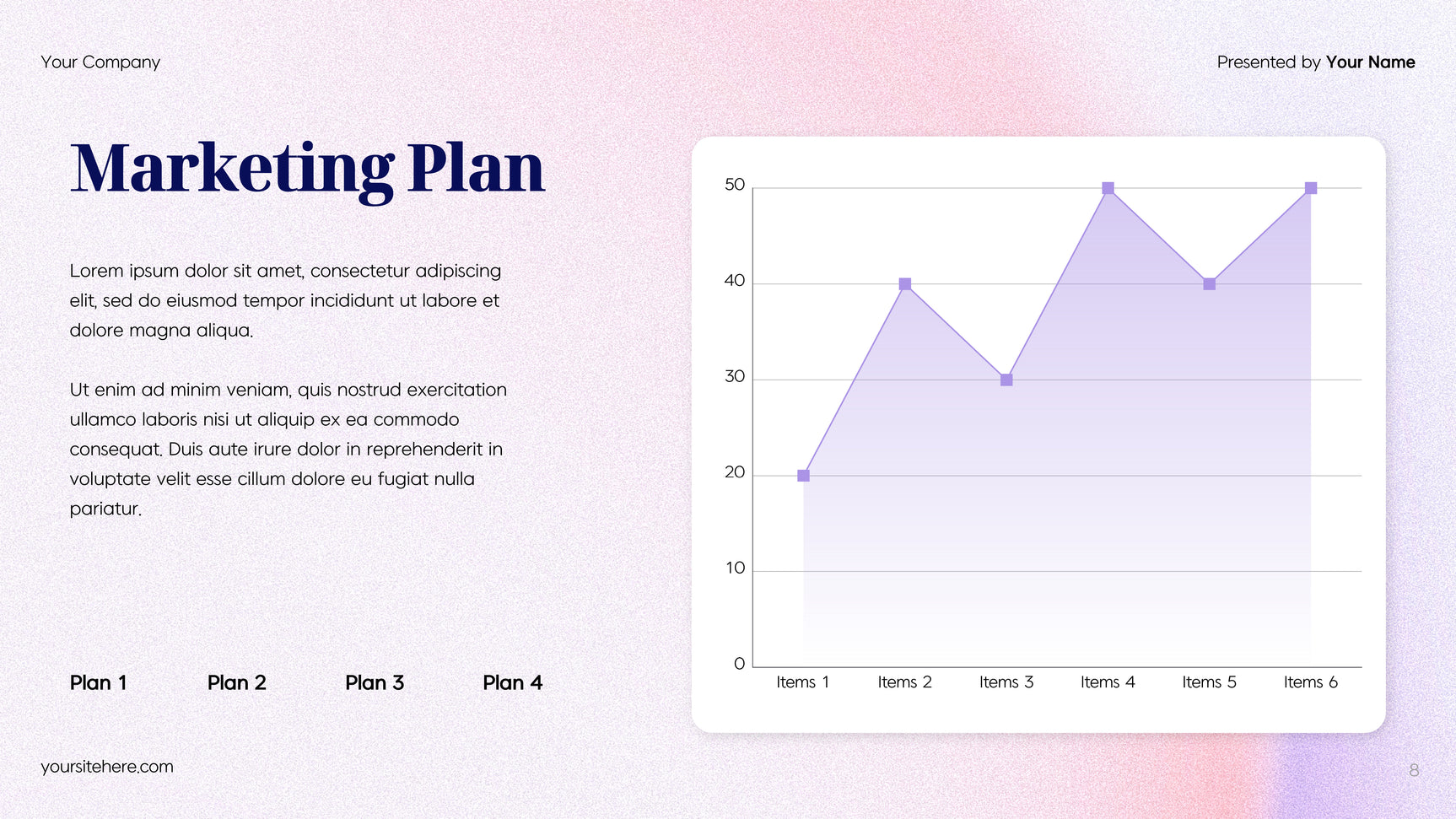 Blue Modern Advertising Plan