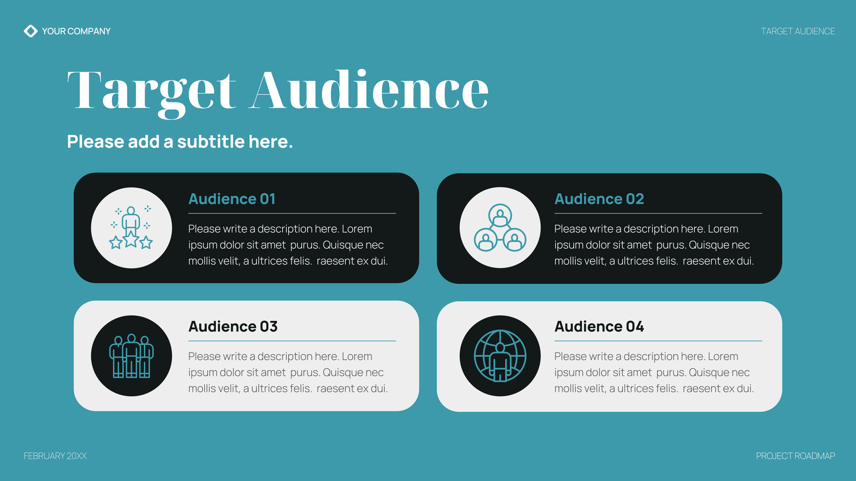 Teal Modern Business Plan Presentation