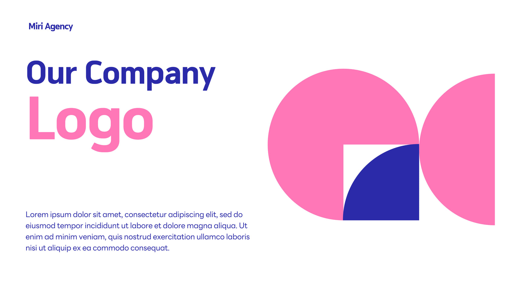 Blue Modern Agency Advertisement