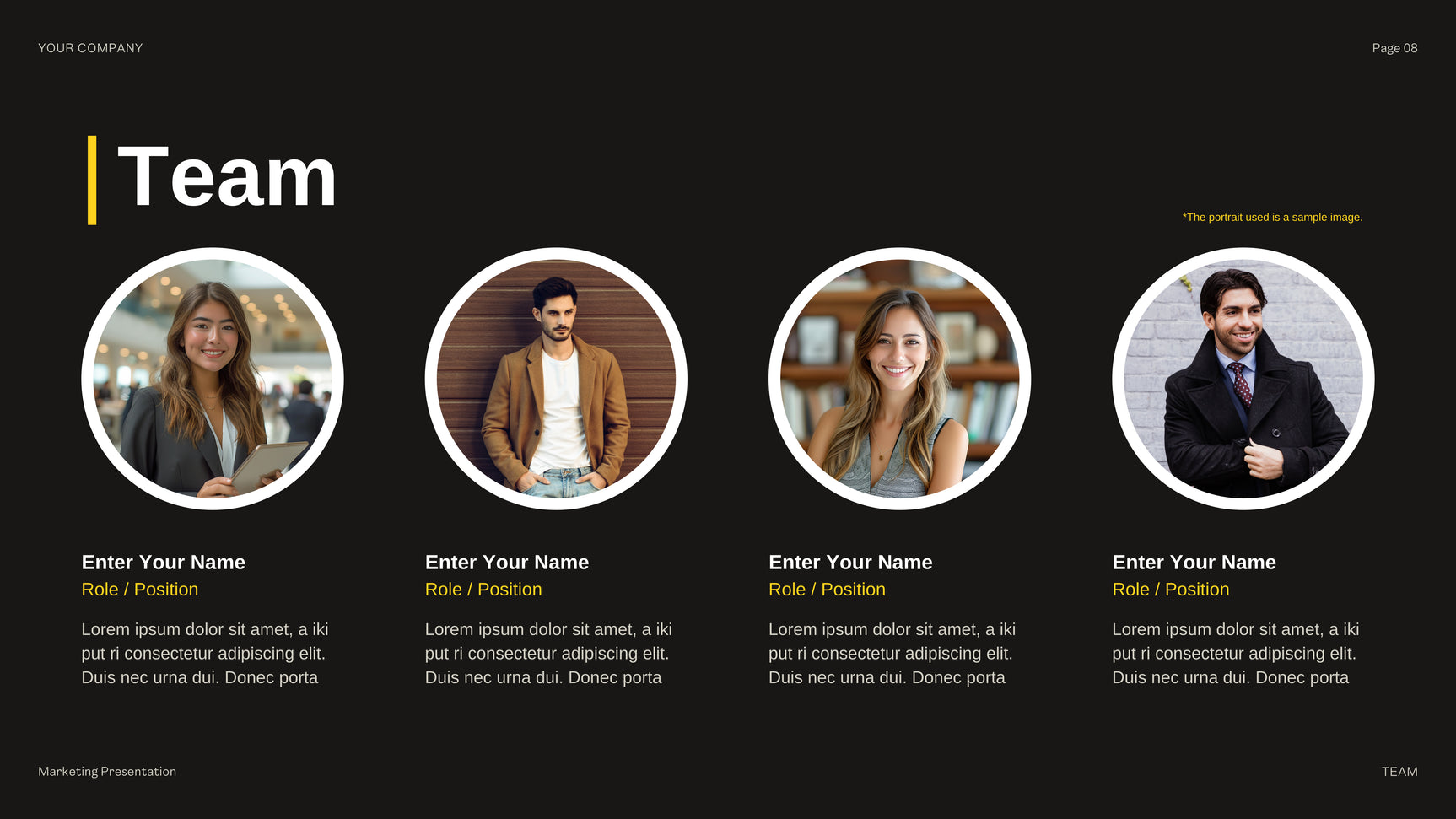 Yellow Modern Budget Presentation
