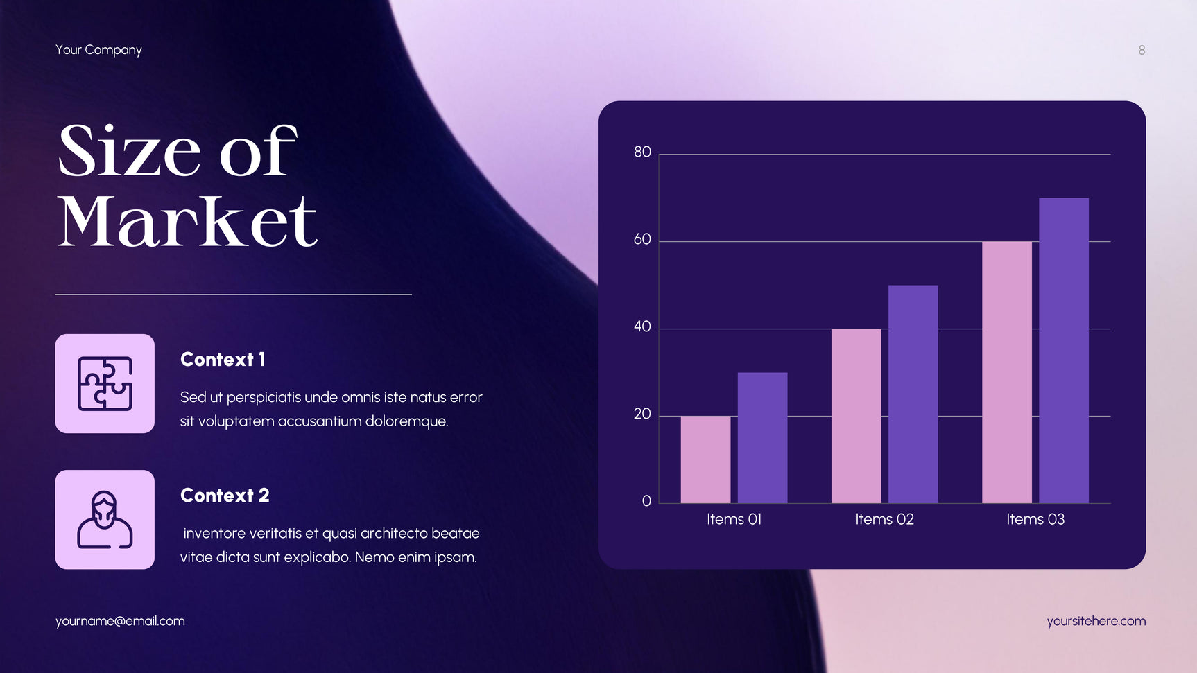 Purple Abstract Startup Pitch