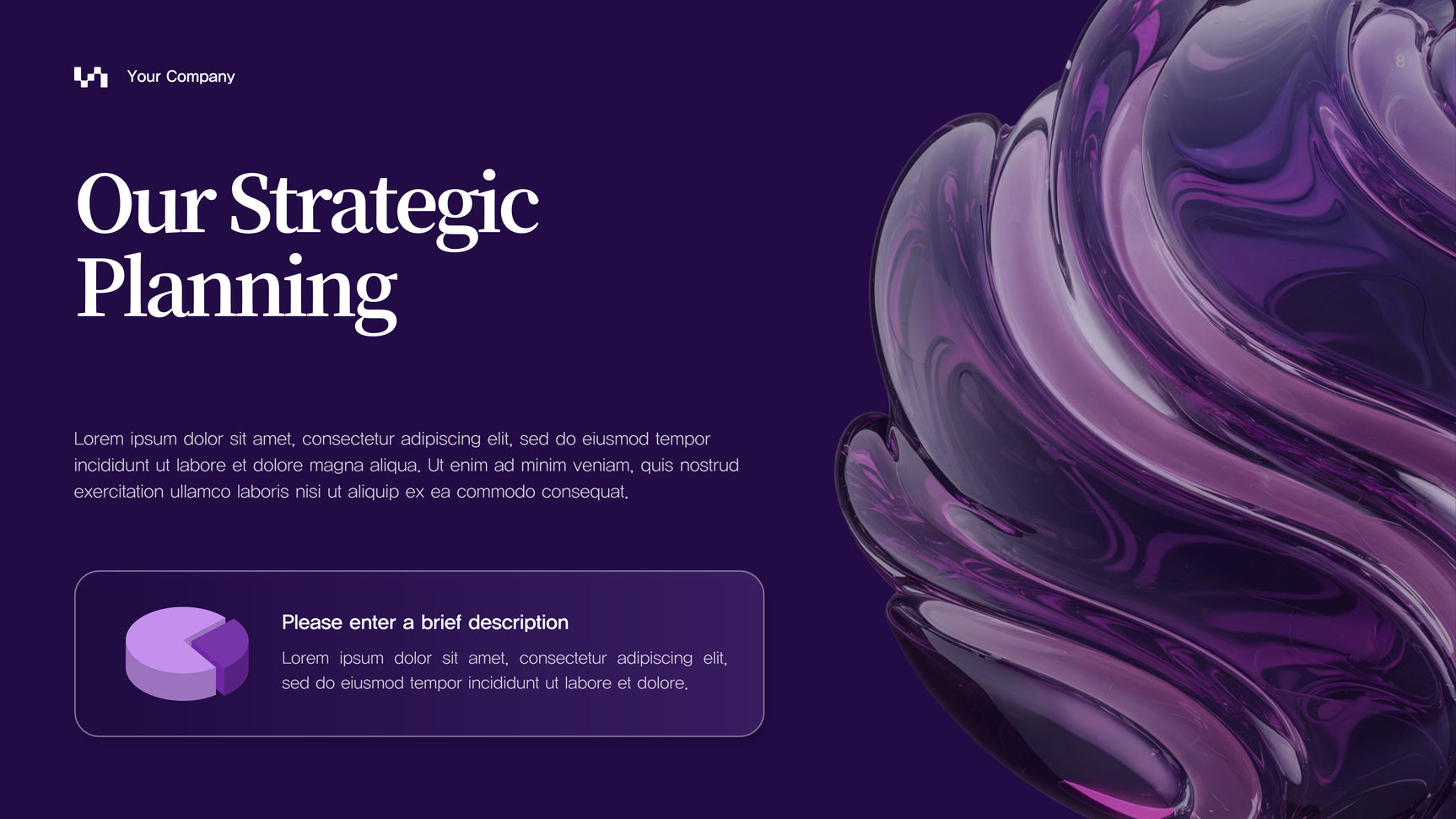 Purple Abstract Business Presentation