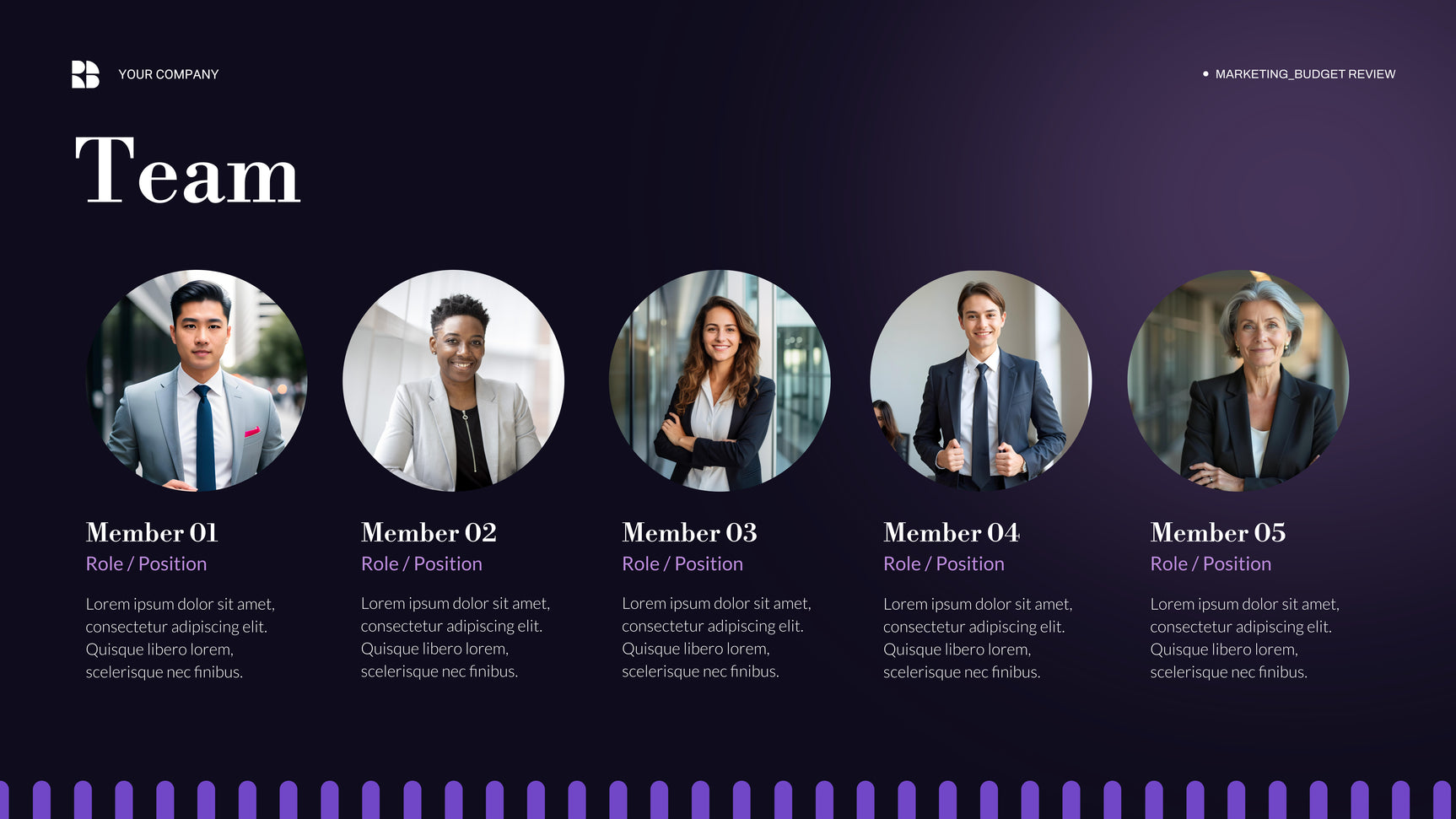 Purple Modern Business Presentation