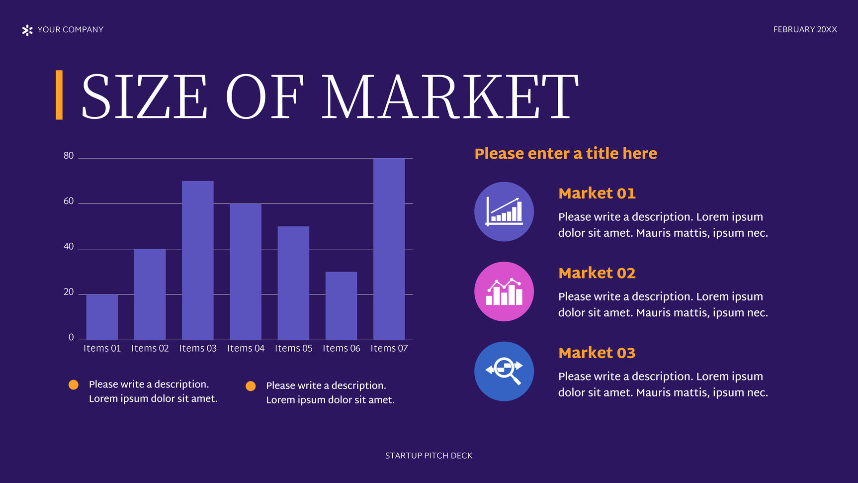 Purple Abstract Startup Pitch