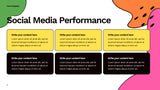 Colorful Abstract Social Media Report