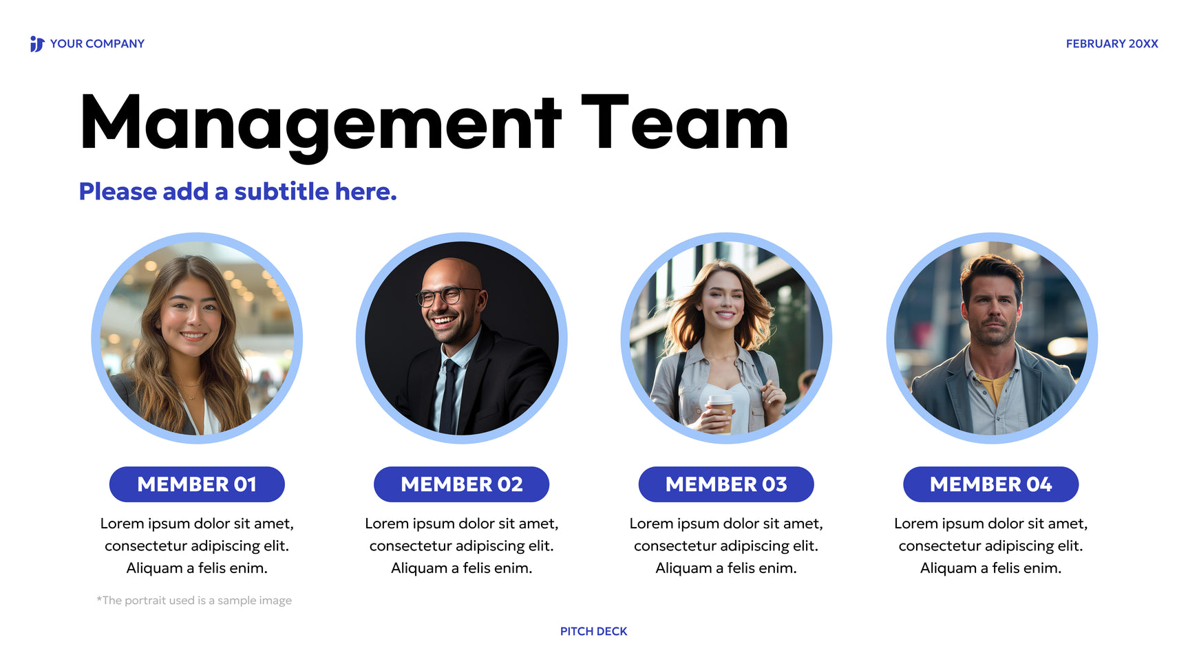 Blue Modern Sales Pitch
