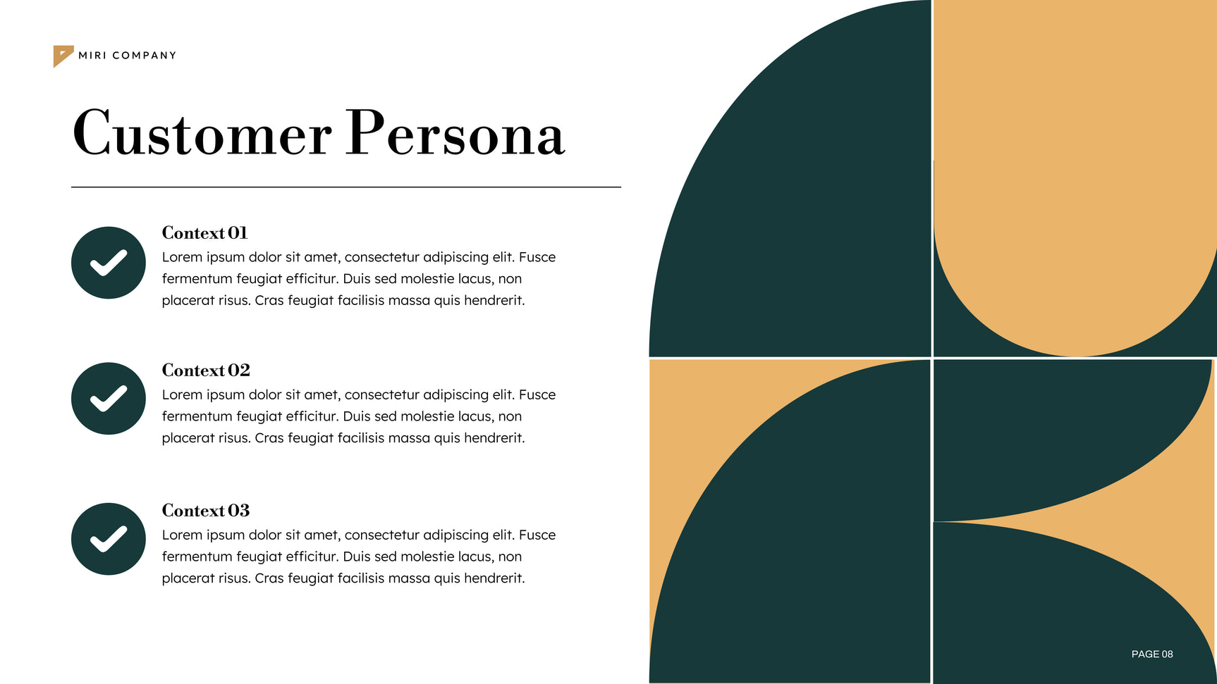 Teal Geometric Marketing Plan
