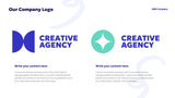Blue Abstract Agency Advertisement