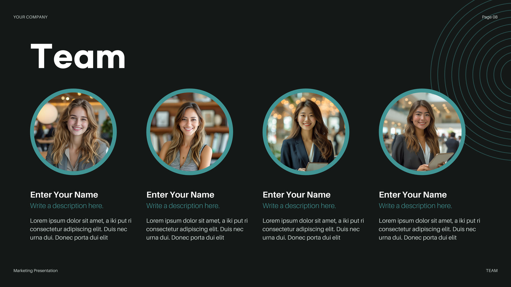 Teal Modern Budget Presentation