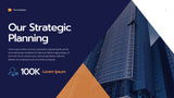 Navy Geometric Business Presentation